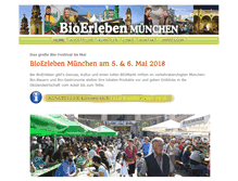 Tablet Screenshot of bioerlebenmuenchen.de